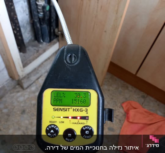 מד גז SENSIT HXG-3 עם צינור גמיש לבדיקה